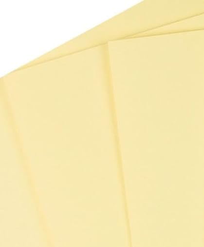 Staples 490884 Cover Stock Paper 67 lbs 8.5-Inch x 11-Inch Canary 250/Pack (82993)