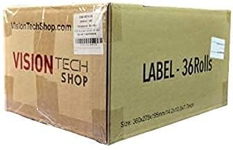 VisionTechShop LST-8010 Printing Scale Label, 58 x 40 mm, UPC 36 Rolls Per Case. Lower Price Than 12 Rolls. Try it.