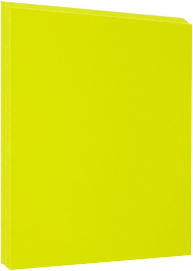 LUXPaper 8.5" x 11" Cardstock | Letter Size | Wasabi Green | 100lb. Cover | 50 Qty