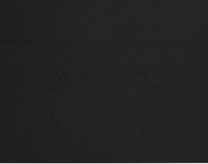 JAM PAPER Two Pocket Textured Linen Presentation Folders - Letter Size Business Folder - Black - Bulk 100/Box