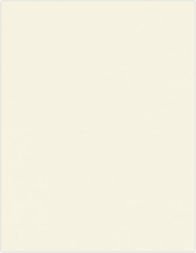 LUXPaper 8.5" x 11" Classic Crest Paper | Letter Size | Natural White | 24lb. Text | 250 Qty