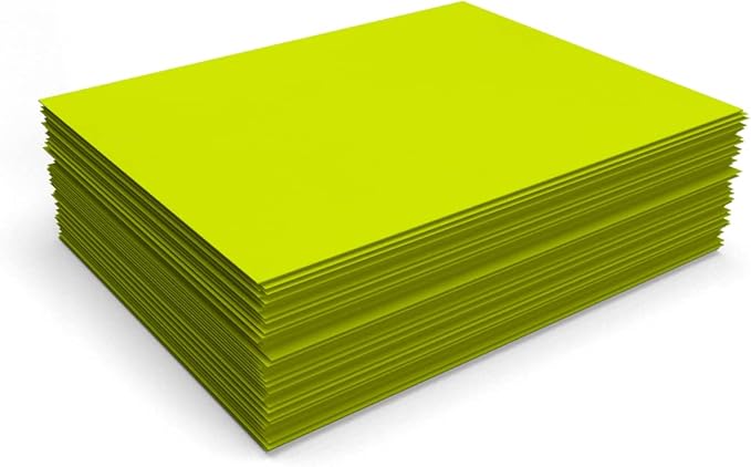 LUXPaper 8.5" x 11" Cardstock | Letter Size | Wasabi Green | 100lb. Cover | 50 Qty