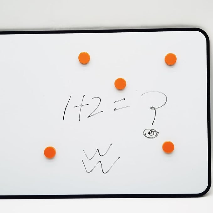 ZDZBLX 30 Pack Strong Fridge Magnets, Heavy Duty Round Refrigerator Magnets, Small Whiteboard Magnets for Fridge, Locker, Crafts, Kitchen, Office, Classroom, Mini Cute Magnet for Home School (Orange)