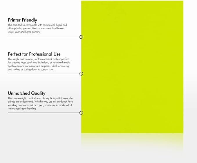 LUXPaper 8.5" x 11" Cardstock | Letter Size | Wasabi Green | 100lb. Cover | 50 Qty