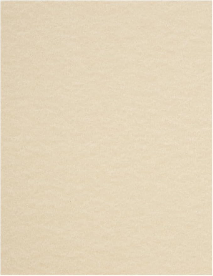 LUXPaper 8.5" x 11" Cardstock | Letter Size | Cream Parchment | 65lb. Cover (120lb. Text) | 1,000 Qty