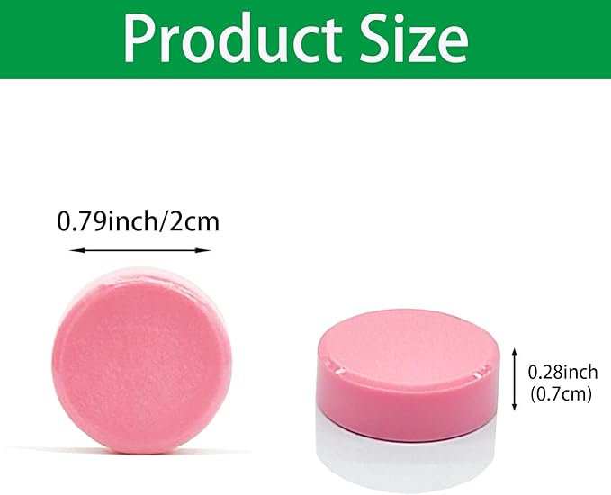 ZDZBLX 30 Pack Strong Fridge Magnets, Heavy Duty Round Refrigerator Magnets, Small Whiteboard Magnets for Fridge, Locker, Crafts, Kitchen, Office, Classroom, Mini Cute Magnet for Home & School (Pink)