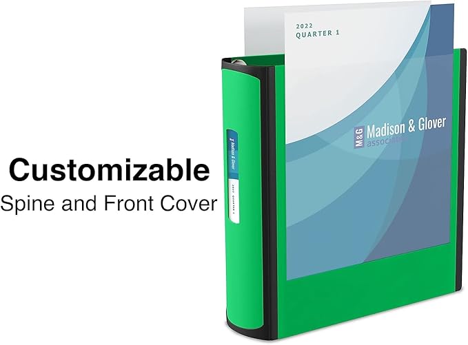 Staples 892167 Better 3-Inch D 3-Ring View Binder Green (19936)