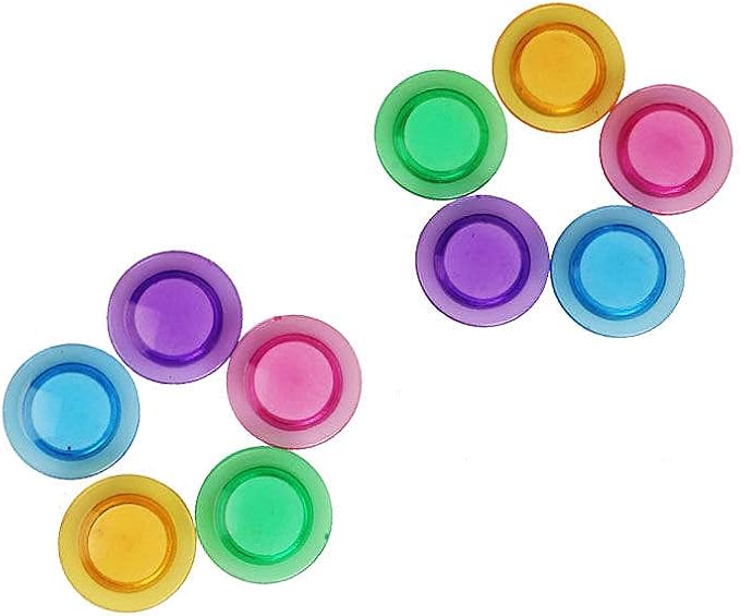 50 PCS 5 Colors Round Magnets for Whiteboard, Cute Small Magnet, Mini Refrigerator Magnets Whiteboard Magnets Colorful Locker for Home Classroom Teachers Offices