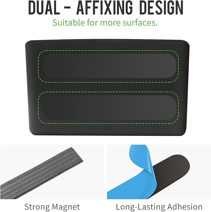 loukin Magnetic Marker Holder Set, Dry Erase Marker Holder, Dry Erase Accessory Tray Set (Includes 1 Eraser, 1 Cleaner, 2 Dry Erase Markers), Ideal for Office, School or Home Use(Black)