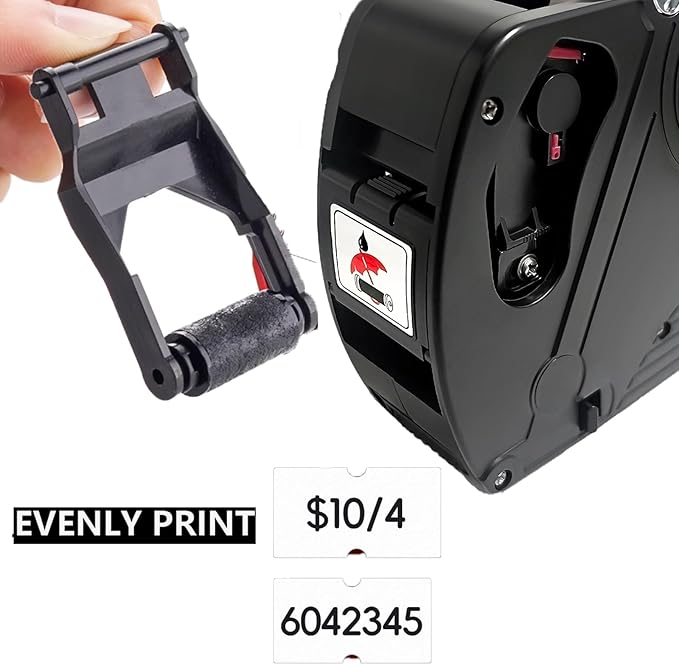 6 Pack Price Gun Inks, Replacement Ink Roller Compatible with MX-5500 Label Price Gun