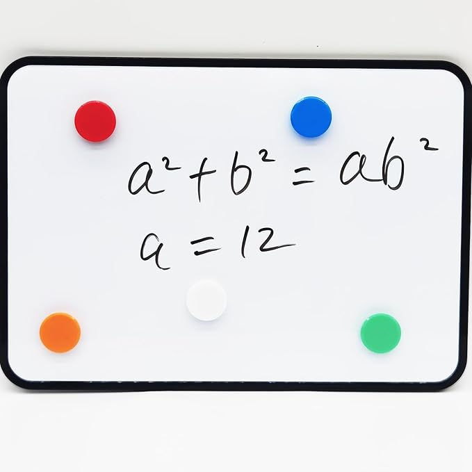 Fridge Magnets, 50 Pack Strong Refrigerator Magnets, Colorful Cute Mini Round Magnets for Whiteboard, 10 Colors Heavy Duty Small Magnet for Fridge Office Locker Crafts Classroom Dry Erase Board