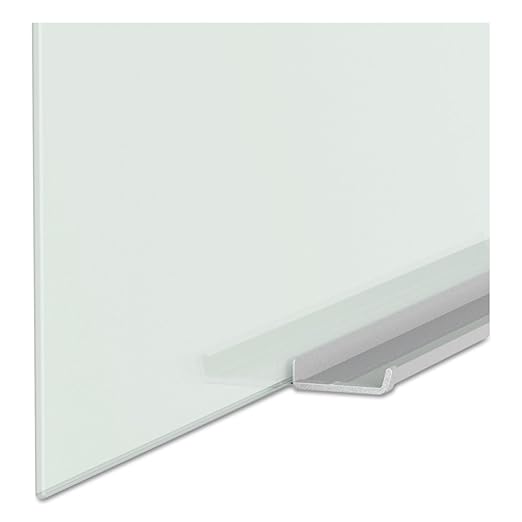 Quartet Glass Whiteboard, Magnetic Dry Erase Board, Wall Mounted Whiteboard for Office, School and Home, 39"W x 22"H, White (G3922IMW)