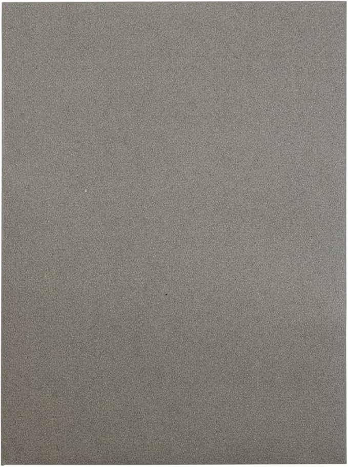 JAM PAPER Two Pocket Textured Linen Presentation Folders - Letter Size Business Folder - Gray - Bulk 25/Pack
