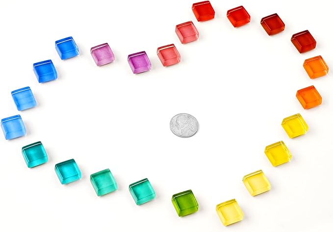 24 Color Refrigerator Magnets Colorful Fridge Magnets Locker Glass Magnets Cute Decorative Magnets Office Kitchen Magnets