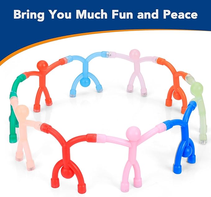 TRYMAG 10 Pcs Fridge Magnets Men, Funny Magnetic Humanoid Toys for Kids, Cute Fridge Magnet People for Office, Colorful Humanoid Magnetic Toys for Locker Decor, Adults, Whiteboard