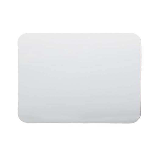 Flipside Products 6" x 9" Dry Erase White Boards, Classroom Pack, Single-Sided Lapboard for Class, Reusable for Group Participation - 12 Pack