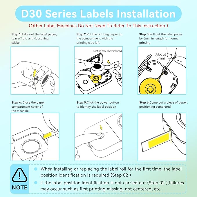 Label Maker Tape Refill 15mm 0.47 Standard Laminated Thermal Label Tape Replacement 0.59"×1.57"(15×40mm), 1650 Labels/10Rolls/Pack, High Definition Labeling Tape for Home Office School Hotel