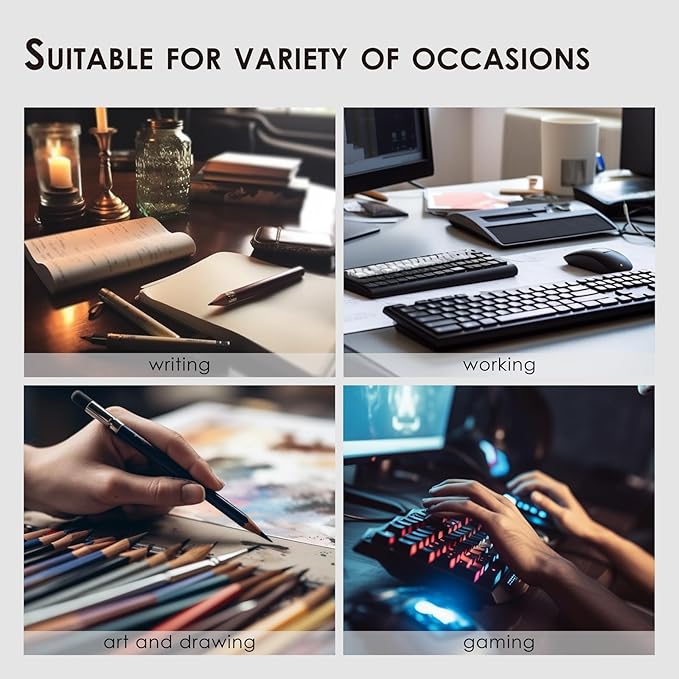 Leather Desk Mat - Non-Slip PU Desk Pad for Office and Home - Desk Organization and Accessories - Ideal for Large Mouse Pad and Desk Mats on Top of Desks (Olive Green,31.5"x 15.7")