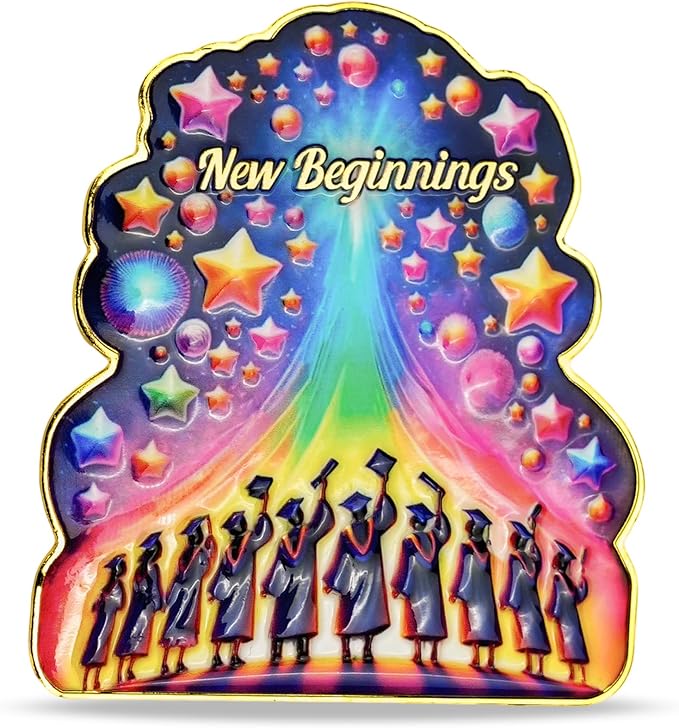 Rainbow Graduation Refrigerator Magnet Colorful Fridge Magnet and Cute Decorative Magnet Ideal for Office Kitchen Locker