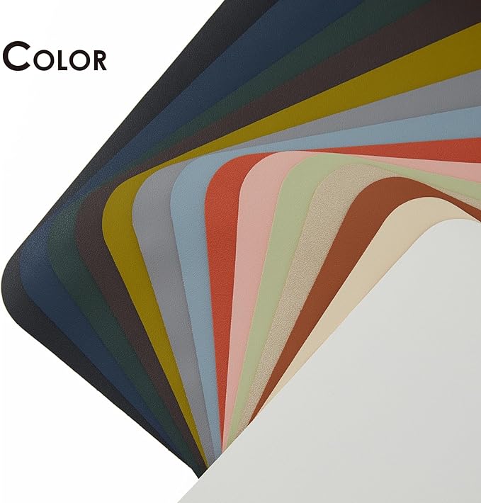 Leather Desk Mat - Non-Slip PU Desk Pad for Office and Home - Desk Organization and Accessories - Ideal for Large Mouse Pad and Desk Mats on Top of Desks (Olive Green,31.5"x 15.7")