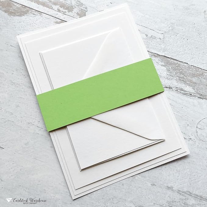 Cardstock Warehouse Pop-Tone Limeade Lime Green Cardstock Paper โ 50 Sheets, 8.5 x 11" - 65 lb / 175 GSM Premium Green Card Stock for Die-cutting, Crafts, Printing, Card Making and DIY Projects