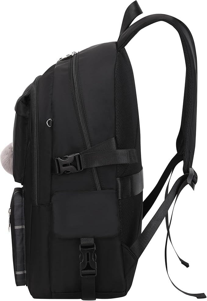 Cute Backpack for Girl Teenager Daily Backpack Women Backpack Purse Black