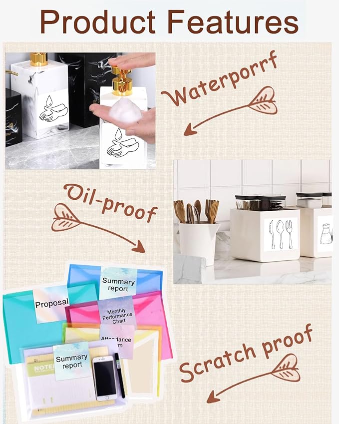 2 inch Square Thermal Labels for T50M/M106/M110/M220/M260 Label Maker, Thermal Printer Labels for Barcode, Shipping, Customized, Direct Thermal Stickers 140 PCS/1 Roll, Nebula