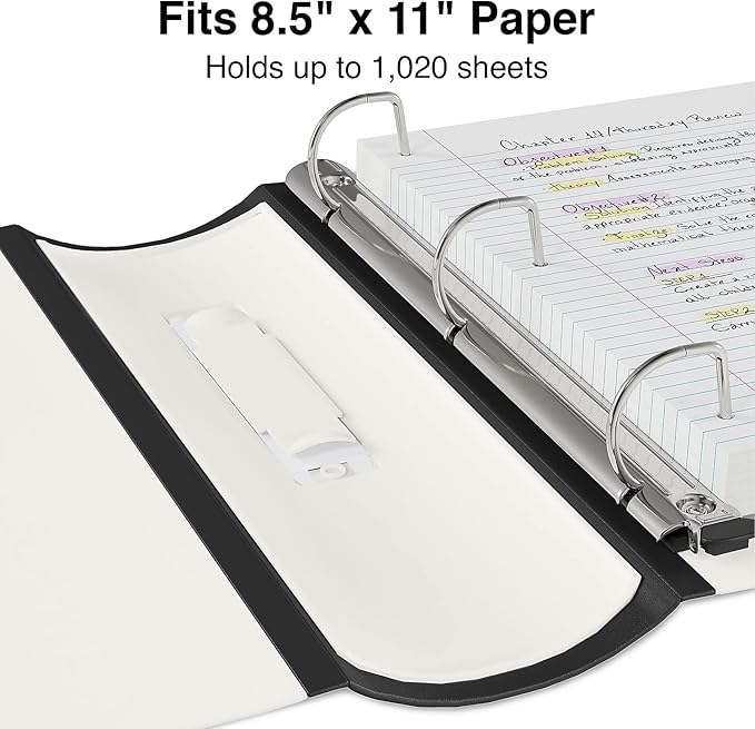 Staples 1618005 Better 4-Inch 3 Ring View Binder White