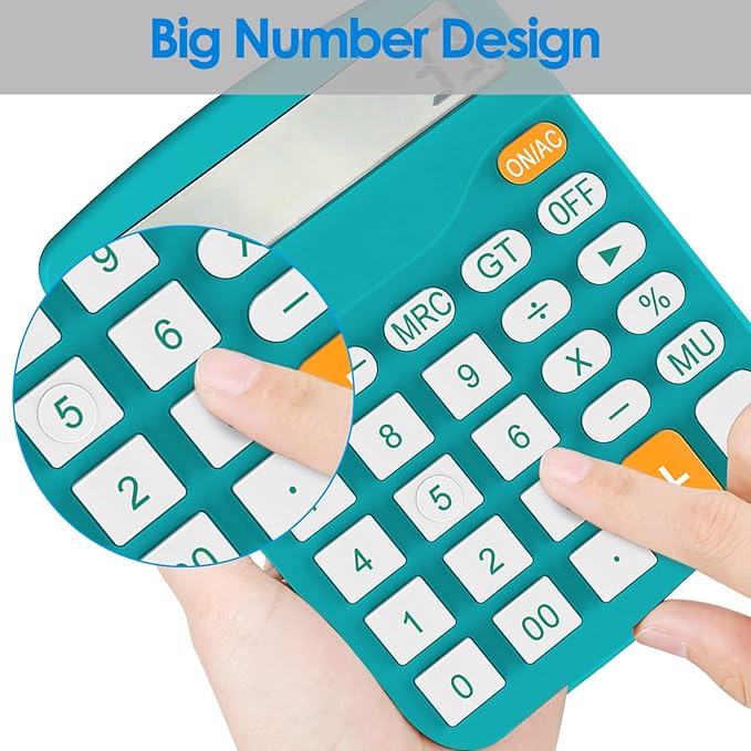 Helect Calculator, Standard Function Calculator (Blue)