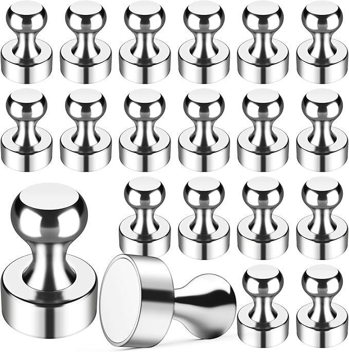 20Pcs Fridge Magnet Refrigerator Magnets, Whiteboard Magnets, Magnets Fridge, Strong Magnet for Kitchen, Office, Classroom, Map, Locker Decor