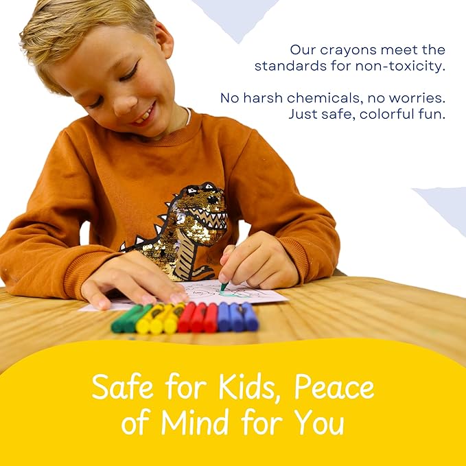 CrayonKing 240 Sets of 3-Packs (720 Bulk Crayons) – Restaurants, Classrooms, Parties & Events – Kid-Safe, Pre-Packaged, Assorted Colors Non-Toxic Crayons
