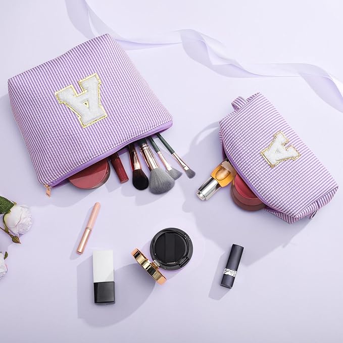YOOLIFE Daughter Gifts Cosmetic Bag - Make Up Bag for Women - Personalized Bridesmaid Gifts - Travel Size Toiletries