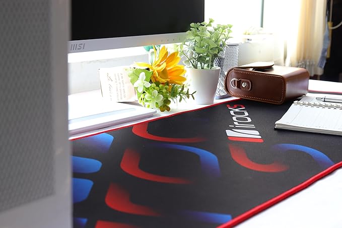 iRocks C23 Extended Gaming Mouse Pad, Table Pad, Desk Mat, Waterproof, Durable Surface, Compatible with All Mice – 31.5” x 11.81”