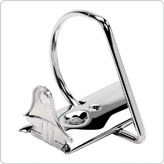 Cardinal Economy 3-Ring Binders, 3", Slant-D Rings, Holds 725 Sheets, ClearVue Presentation View, Non-Stick, White, Case of 6 (90771)