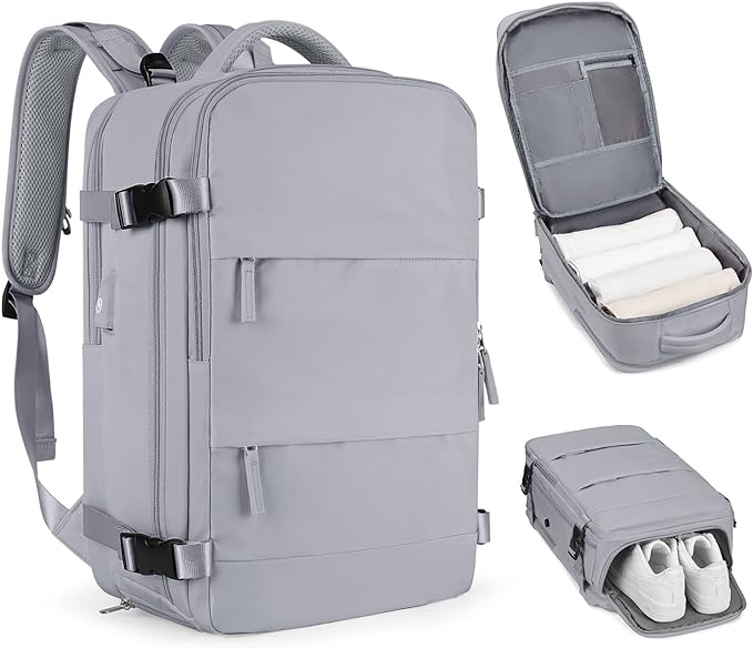 Personal Item Travel Backpack For Women Men Airline Approved Carry On Backpack Flight Approved Waterproof Sports Luggage Backpack Casual Daypack Small Hiking Backpack