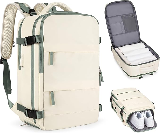Travel Backpack For Women Men Airline Approved Carry On Backpack Flight Approved Waterproof Sports Luggage Backpack Casual Daypack Small Hiking Backpack