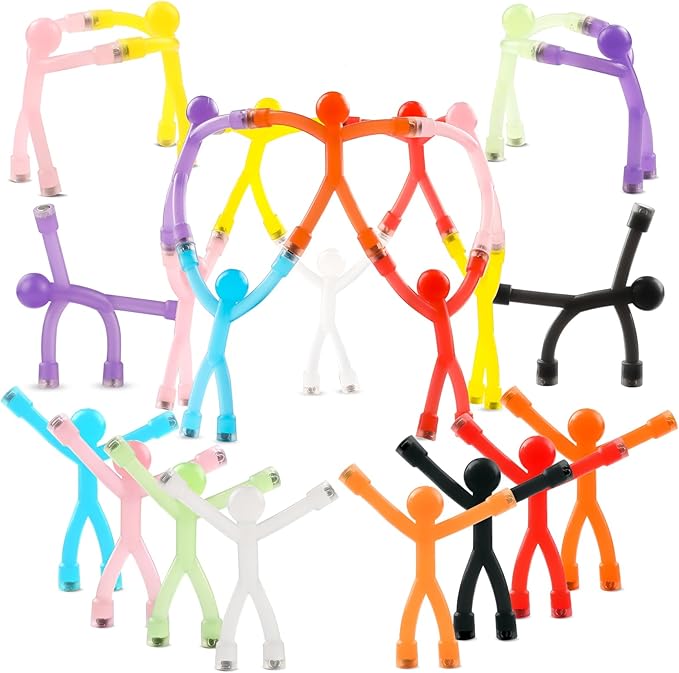 TRYMAG Men Fridge Magnets, 30 Pcs Cute Magnets Fridge for Adults, Funny Humanoid Magnetic Toys for Fridge, Mini Humanoid Colorful Magnetic People for Locker, Kids, School Decoration