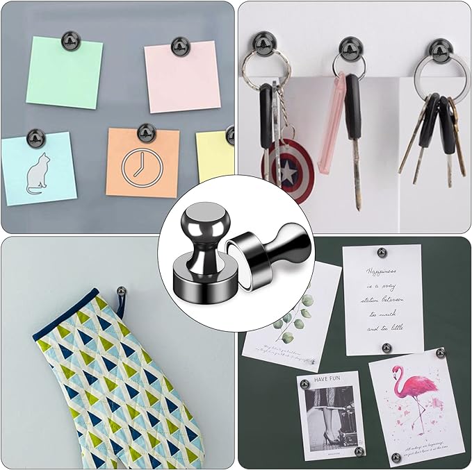 LOVIMAG 30Pcs Fridge Magnets - Small Neodymium Magnets for Whiteboard, Fridge, Kitchen, Office, Classroom, Picture, Locker