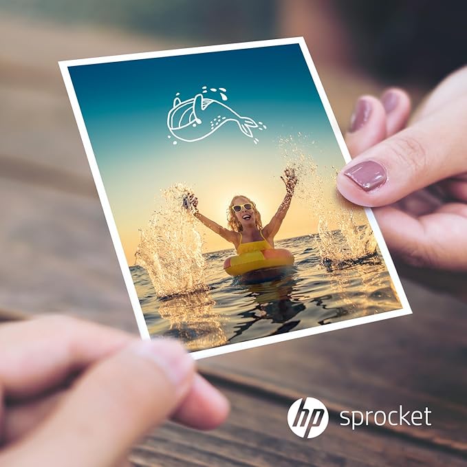 HP Sprocket 3.5 x 4.25” Zink Sticky-Backed Photo Paper (700 Pack) Compatible with HP Sprocket 3x4 Photobooth and Photo Printer