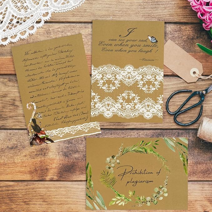 30 Sheets Brown Cardstock Paper 8.2 x 11.6, 230gsm/85lb Kraft Card Stock Paper for Scrapbook, Craft, Cards Making, Menus, Invitations