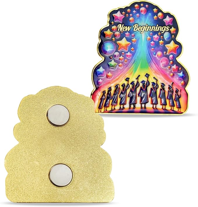 Rainbow Graduation Refrigerator Magnet Colorful Fridge Magnet and Cute Decorative Magnet Ideal for Office Kitchen Locker