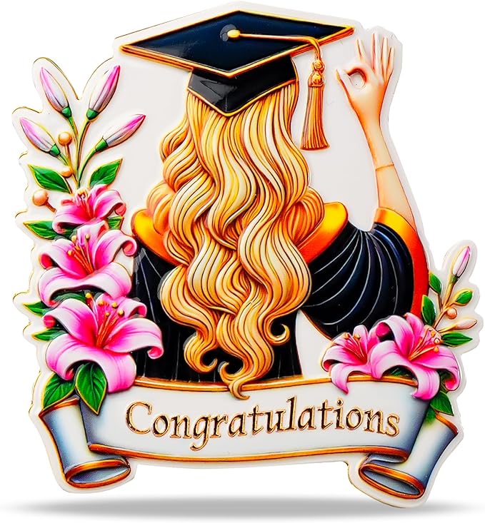 Flower Tribute Graduation Refrigerator Magnet Colorful Fridge Magnet and Cute Decorative Magnet Ideal for Office Kitchen Locker