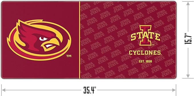 YouTheFan NCAA Iowa State Cyclones Logo Series Desk Pad