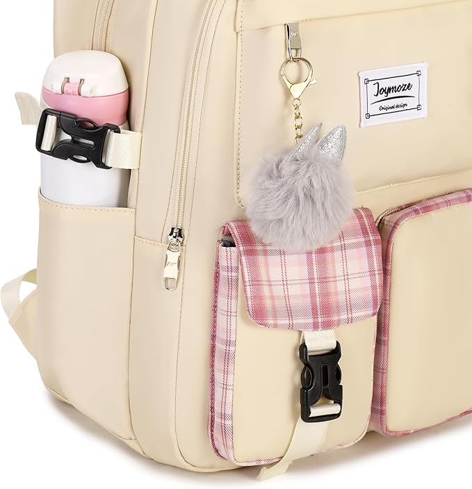 Cute Backpack for Girl Teenager Daily Backpack Women Backpack Purse Ivory