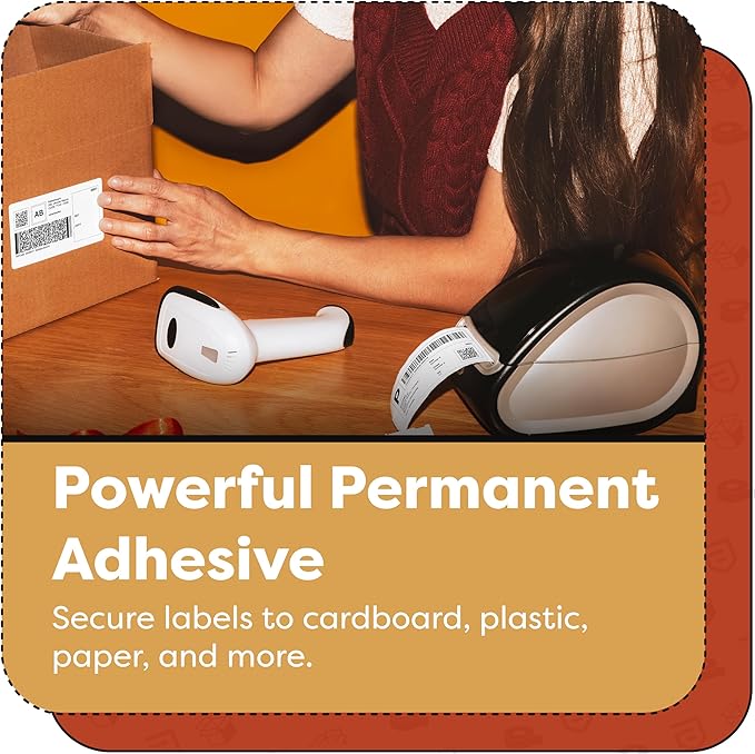 Aegis Adhesives - Compatible Direct Thermal Labels Replacement for DYMO 30334 (2-1/4" X 1-1/4") Barcode, UPC - Use with Labelwriter 450, 450 Turbo, 4XL Printers (12 Rolls)