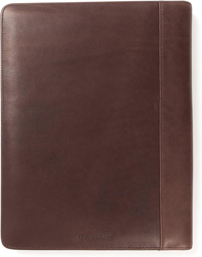 Leatherology Premium Mahogany Standard Padfolio with Pen Loop