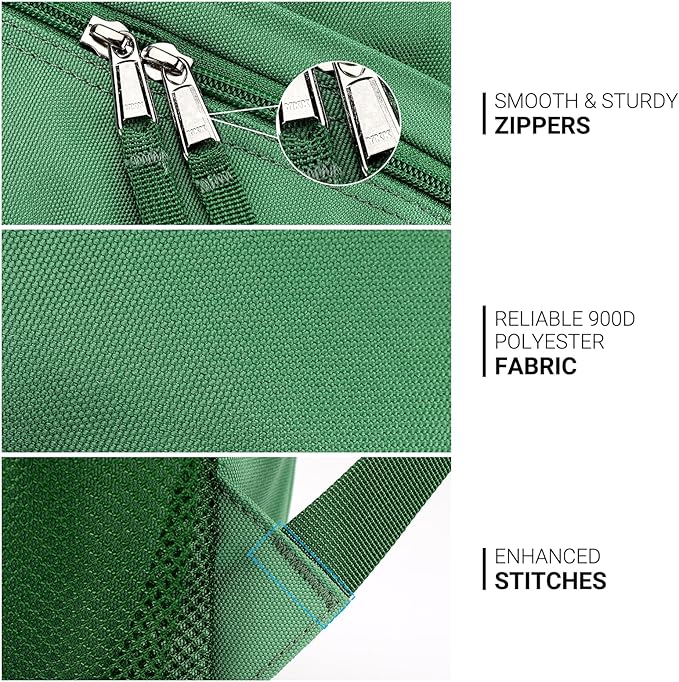 ZORFIN 26L Backpack for School, College, and Travel: Water Resistant Bookbag with 8 Compartments - Lemon Green