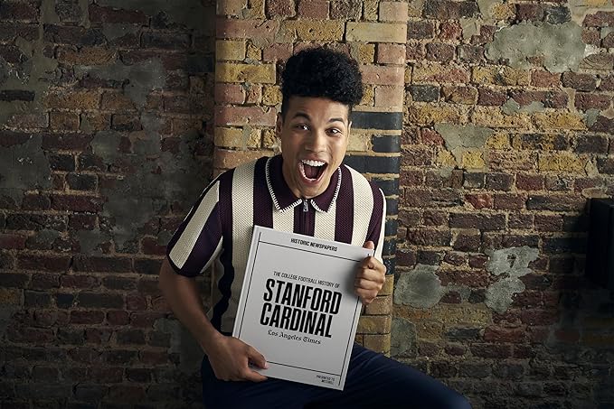 Signature gifts Personalized College Football Newspaper History Book, A3 Large Deluxe Hardcover - College Football Fan, Alumni, Students Keepsake Gift