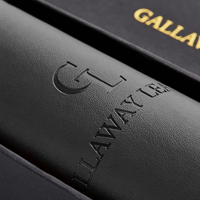 Gallaway Leather Desk Mat,Desk Writing Pad - Office Desk Pad, Large 36" x 17" Gray, Desk Mats on Top of Desks, Gift Ready Elegant Computer Desk Mat Desk Cover Desk Pad Protector PU Leather
