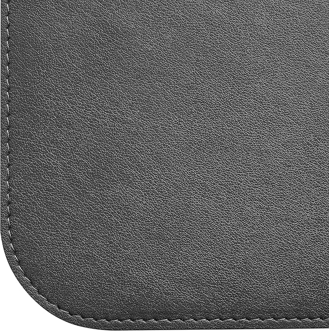 Gallaway Leather Desk Mat,Desk Writing Pad - Office Desk Pad, Large 36" x 17" Gray, Desk Mats on Top of Desks, Gift Ready Elegant Computer Desk Mat Desk Cover Desk Pad Protector PU Leather